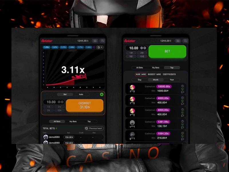 Wersja mobilna Aviator