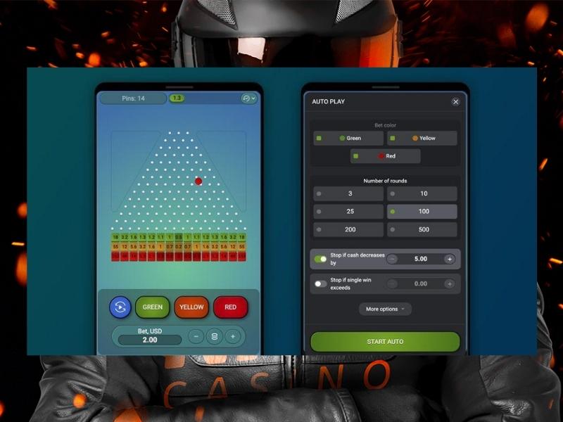 Wersja mobilna Plinko